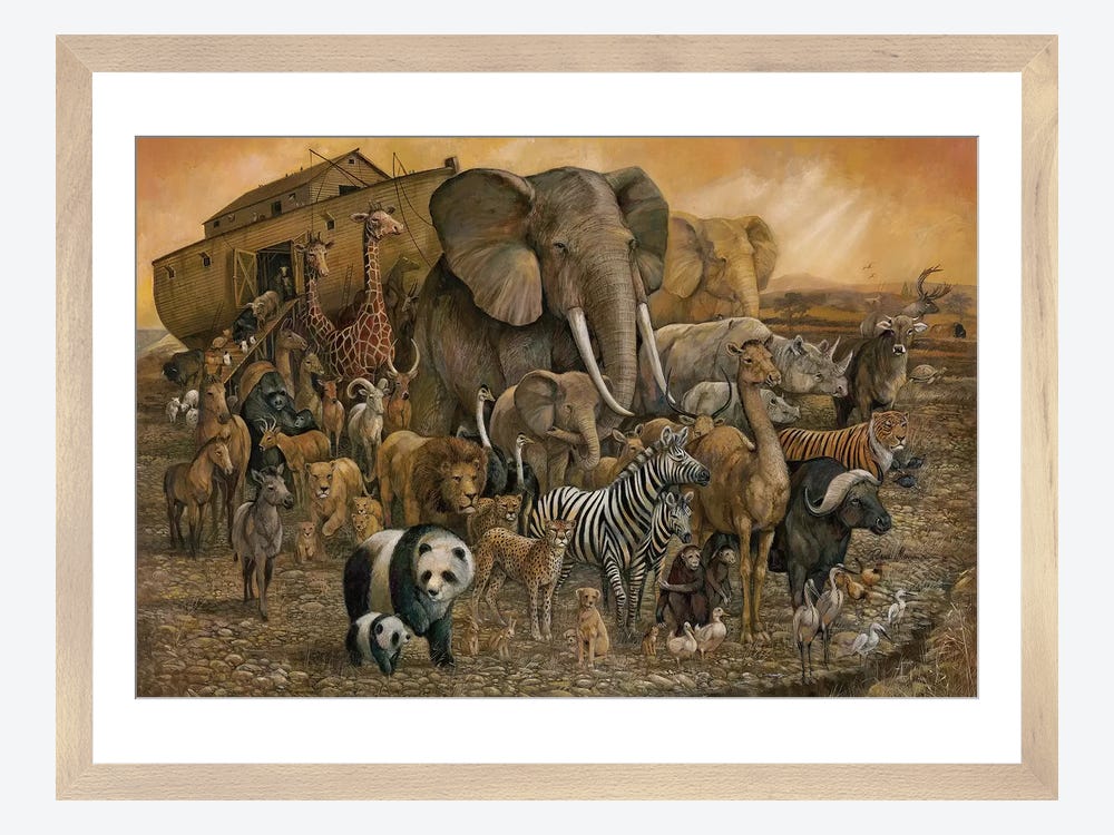 Noahs Ark And Animals Diamond Painting 