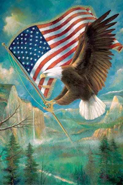 Detailed Oil Painters: Pledge Of Allegiance by Ruane Manning