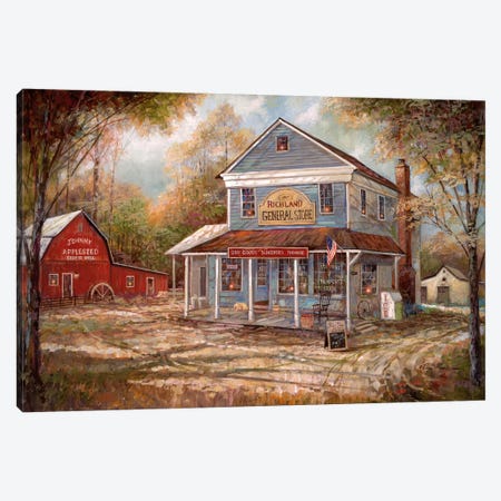 Richland General Store Canvas Print #RUA114} by Ruane Manning Canvas Print