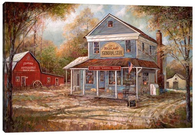 Richland General Store Canvas Art Print