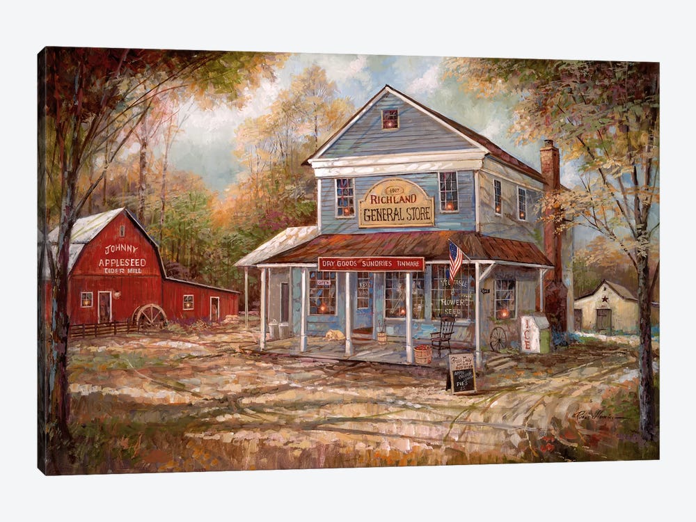 Richland General Store by Ruane Manning 1-piece Canvas Wall Art