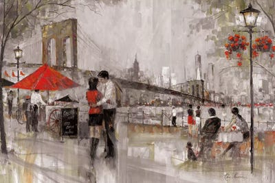 New York Romance by Ruane Manning acrylic art print