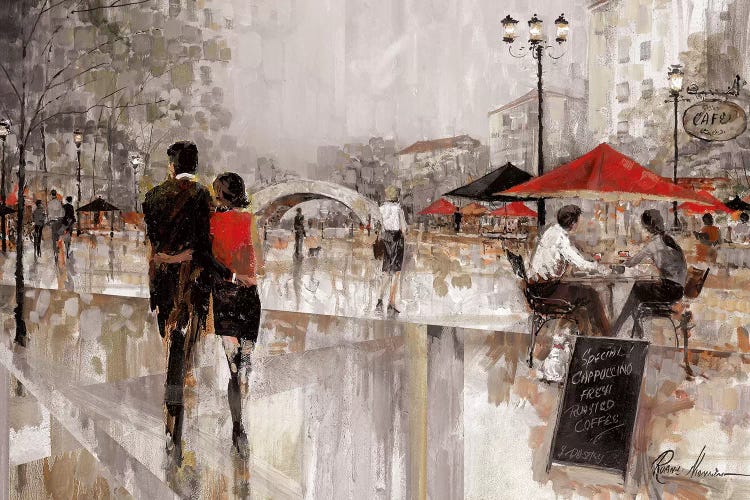 Riverwalk Charm II by Ruane Manning wall art