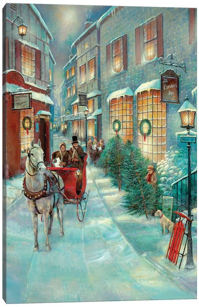 Christmas Memories Canvas Art Print - Winter Art