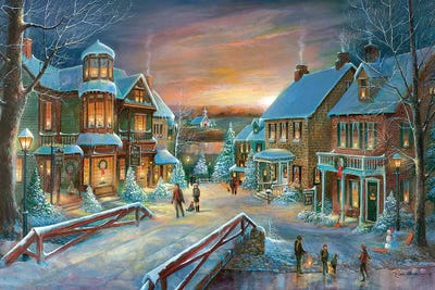 Home for the Holidays Canvas Art Print by Ruane Manning | iCanvas