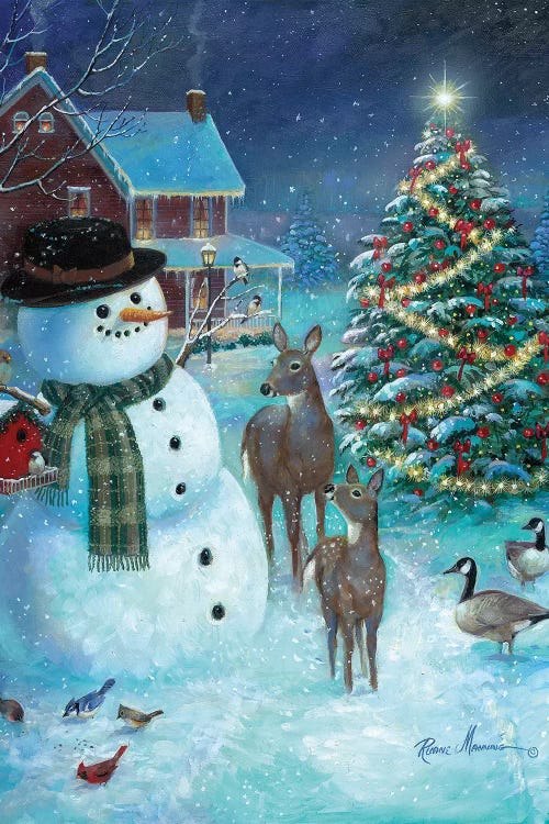 Frosty and Friends by Ruane Manning wall art