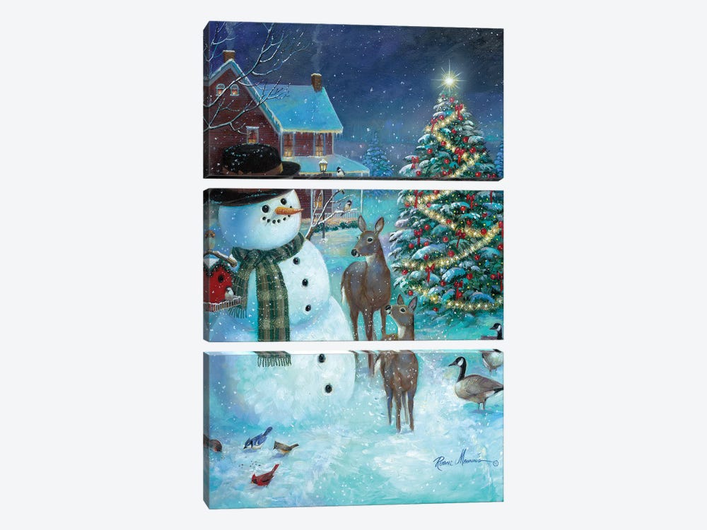 Frosty and Friends by Ruane Manning 3-piece Art Print