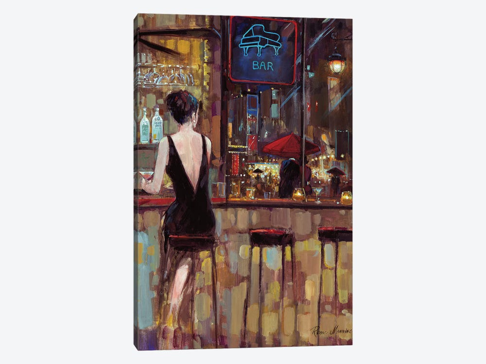 Piano Bar by Ruane Manning 1-piece Canvas Artwork