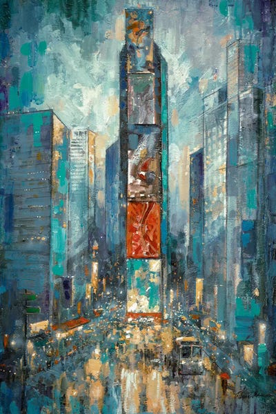 Detailed Oil Painters: City Of Lights by Ruane Manning