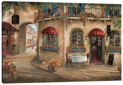 Gino's Pizzaria Canvas Art Print - Scenic & Landscape Art