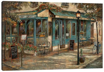 Jardin de Notre Dame Canvas Art Print
