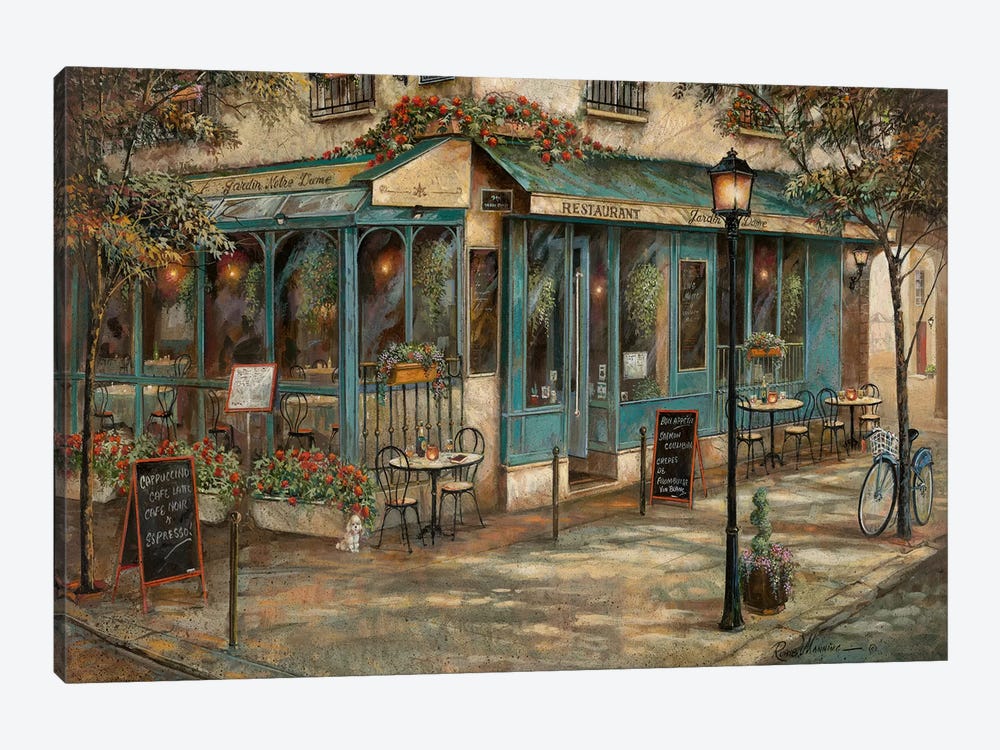 Jardin de Notre Dame by Ruane Manning 1-piece Canvas Art Print