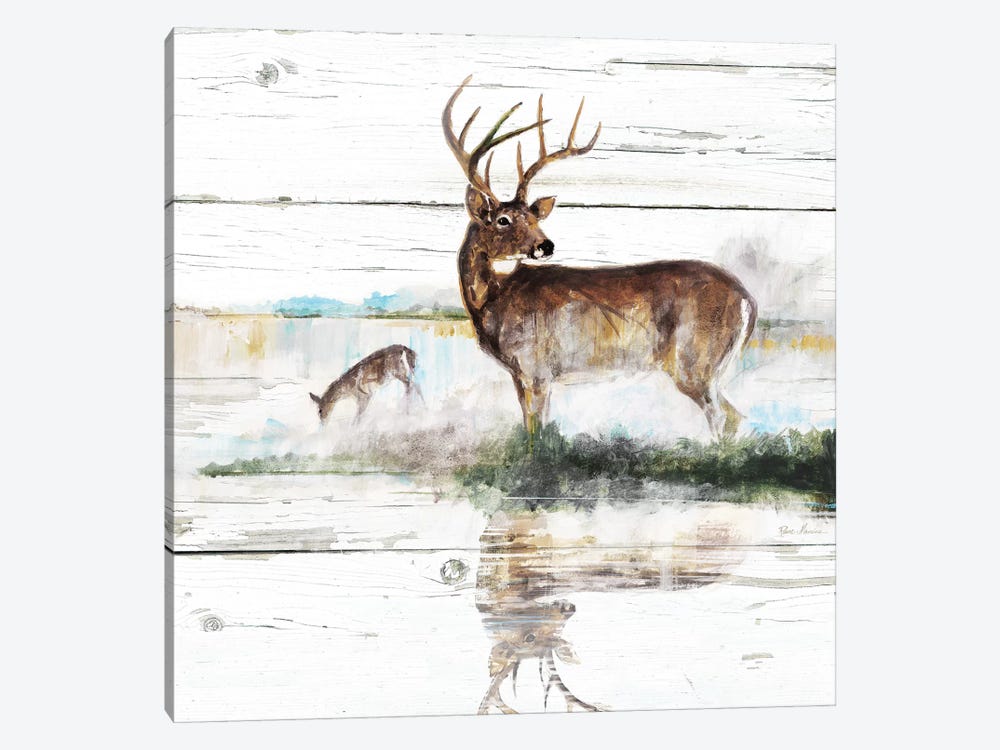 Rustic Misty Deer by Ruane Manning 1-piece Canvas Art Print