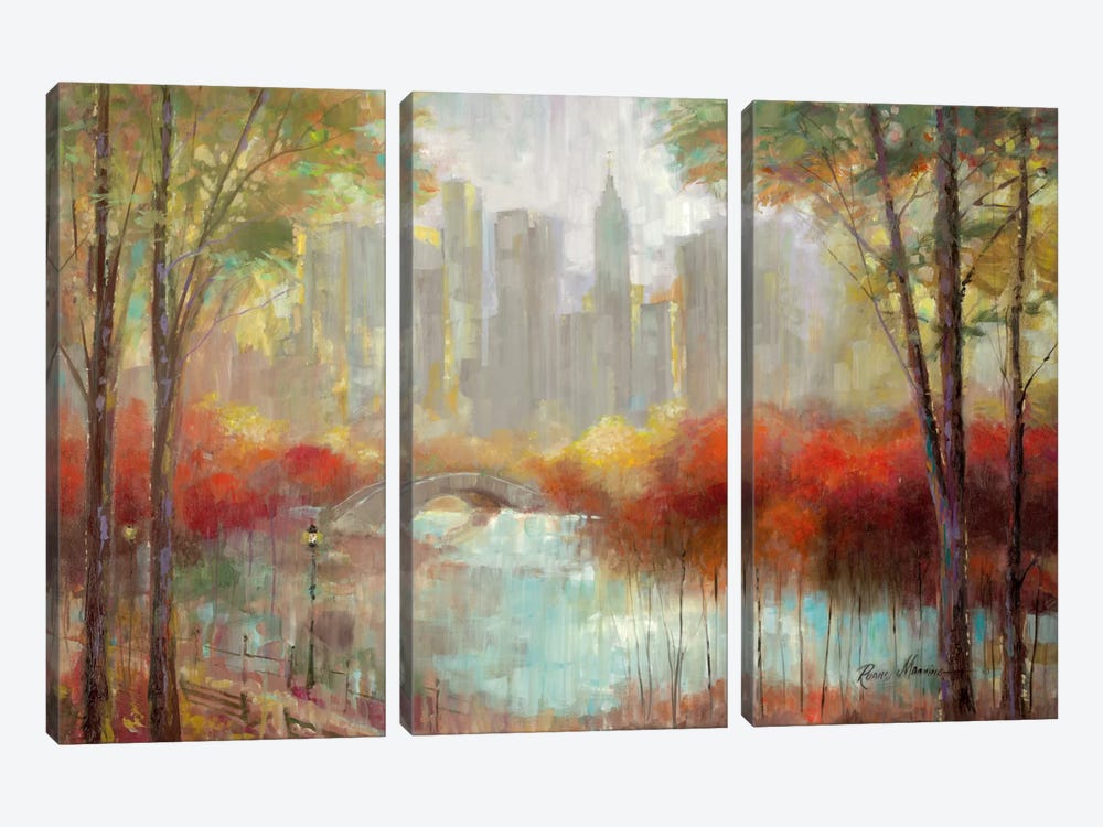 City View by Ruane Manning 3-piece Canvas Wall Art
