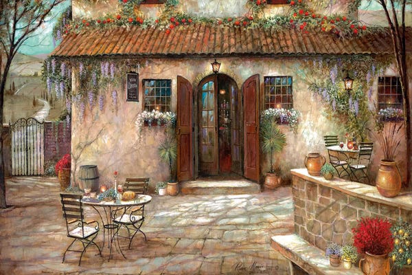 Detailed Oil Painters: Villa Claretta by Ruane Manning