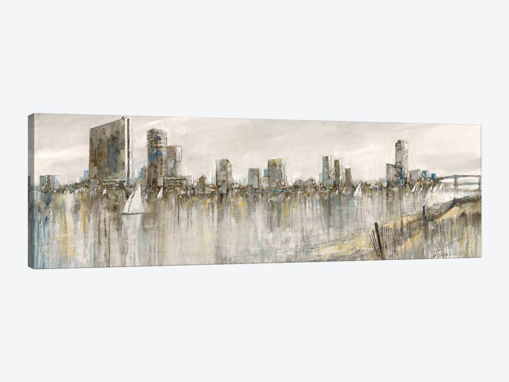 Skyline Sail by Ruane Manning 1-piece Canvas Artwork