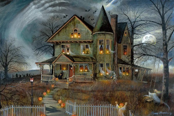 Autumn: Haunted House by Ruane Manning