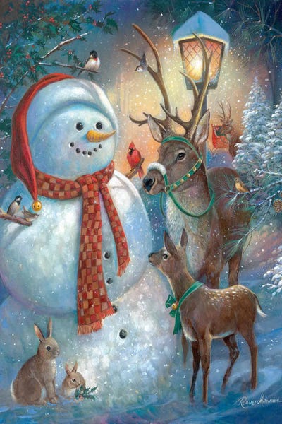 Snowscapes: Hello Mr. Snowman! by Ruane Manning