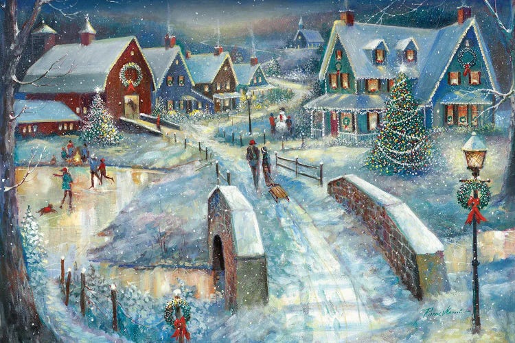 Home for the Holidays by Ruane Manning wall art