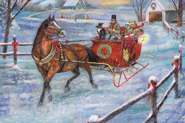 Snowscapes: Sleigh Bells by Ruane Manning