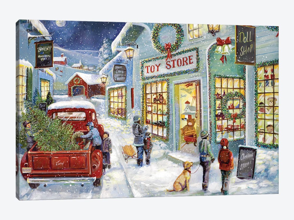 Toy Shop by Ruane Manning 1-piece Canvas Art