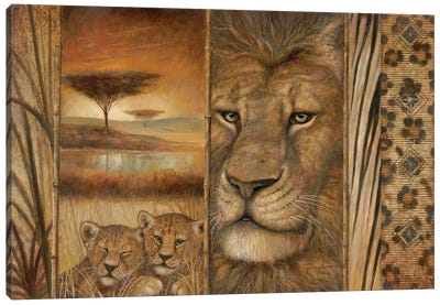 Africa's Tapestry Canvas Art Print - Ruane Manning