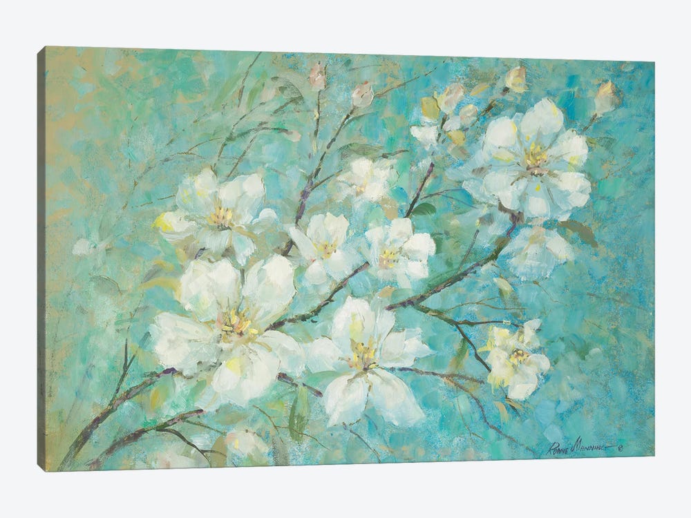 Apple Blossoms by Ruane Manning 1-piece Canvas Artwork