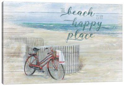 Beach Happy Place Canvas Art Print - Ruane Manning