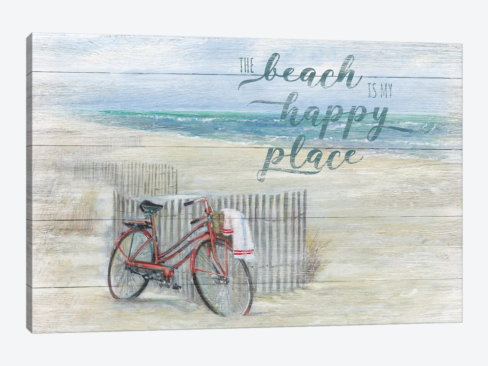 Beach Happy Place by Ruane Manning 1-piece Canvas Artwork