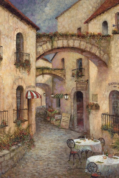 Cafes: Buon Appetito II by Ruane Manning