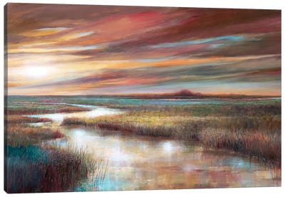 Cape Sunset Canvas Art Print - Cape Cod
