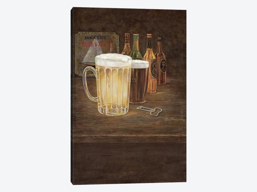 Dockside Beer by Ruane Manning 1-piece Canvas Art Print