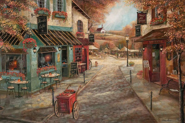 Cafes: Fall Splendor by Ruane Manning