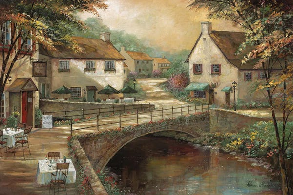 Umbrellas: Michaels' Pub & Grill by Ruane Manning