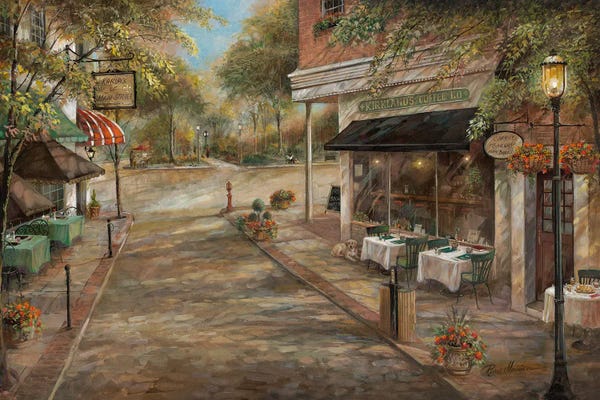 Detailed Oil Painters: My Kinda Town by Ruane Manning
