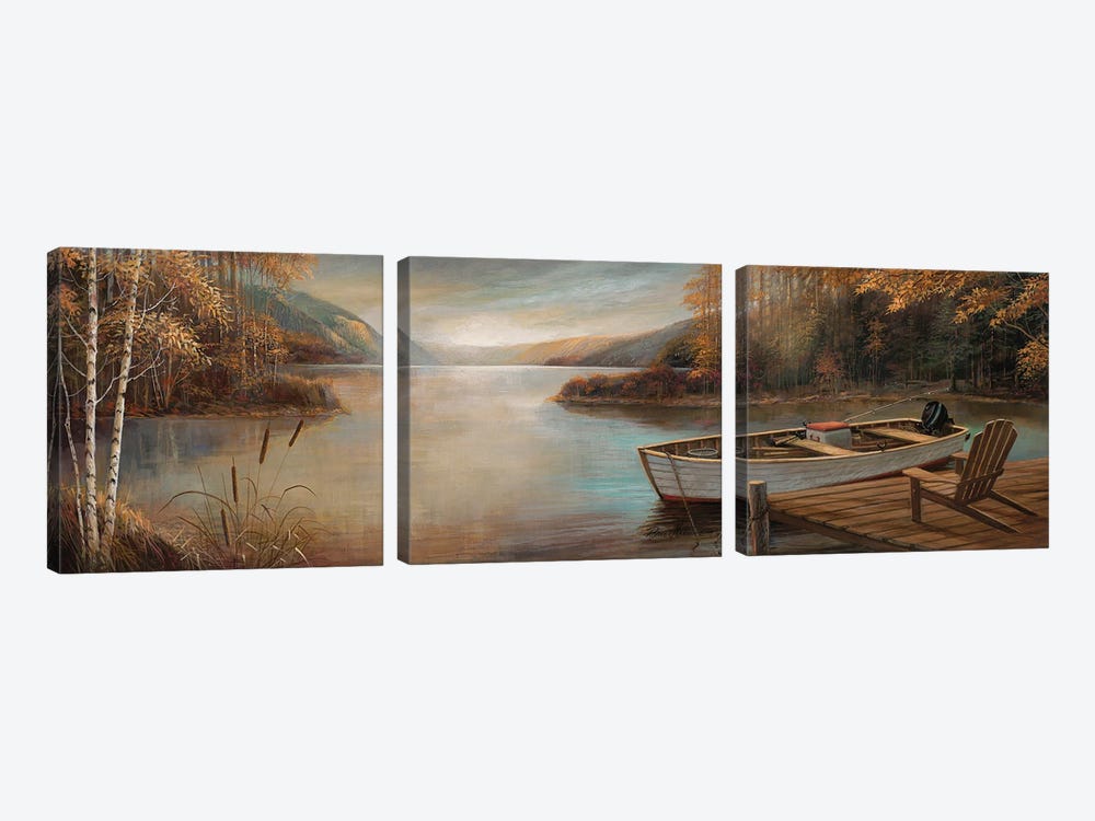 Peaceful Serenity by Ruane Manning 3-piece Canvas Wall Art