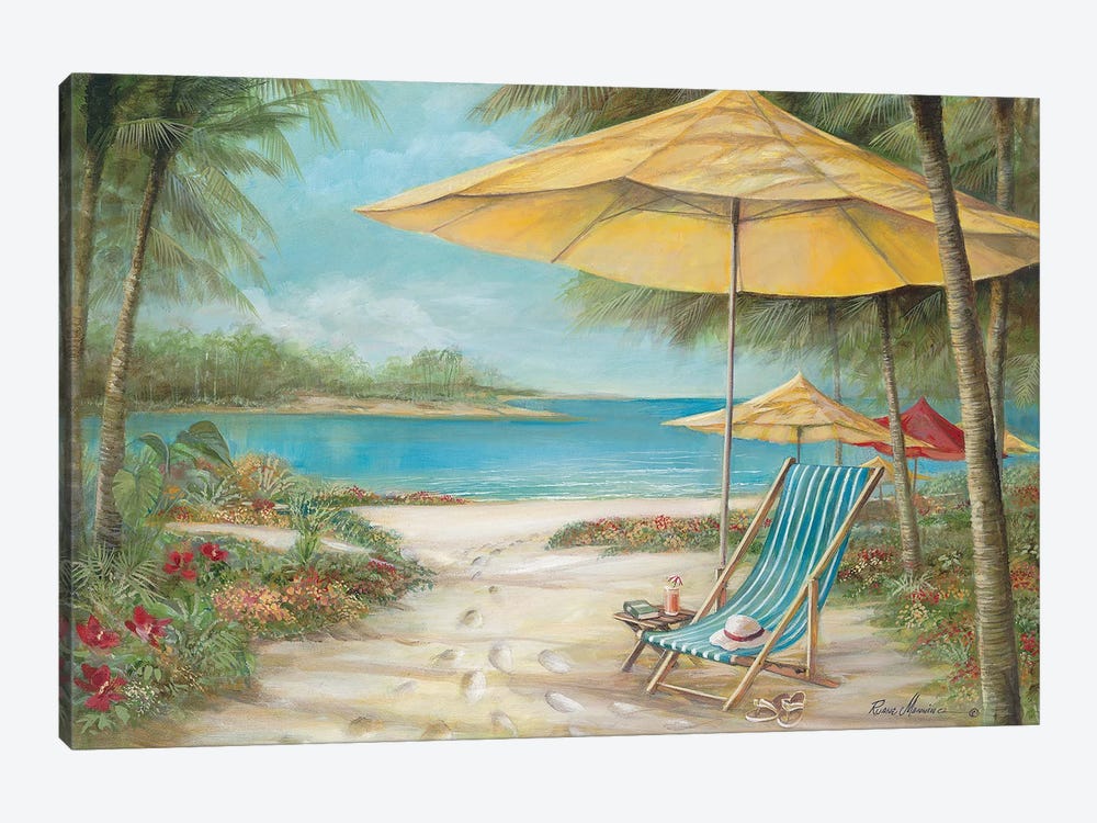 Relaxing Paradise II by Ruane Manning 1-piece Canvas Wall Art