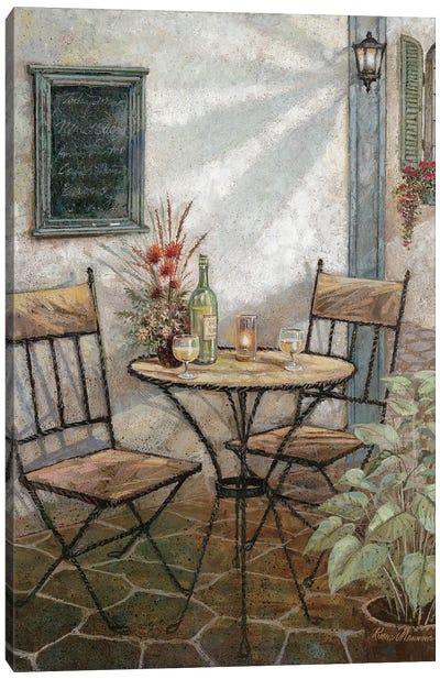 Ristorante Italiano Canvas Art Print - Artists Like Van Gogh