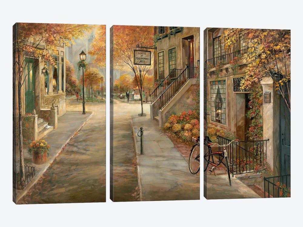 School of Performing Arts by Ruane Manning 3-piece Canvas Artwork