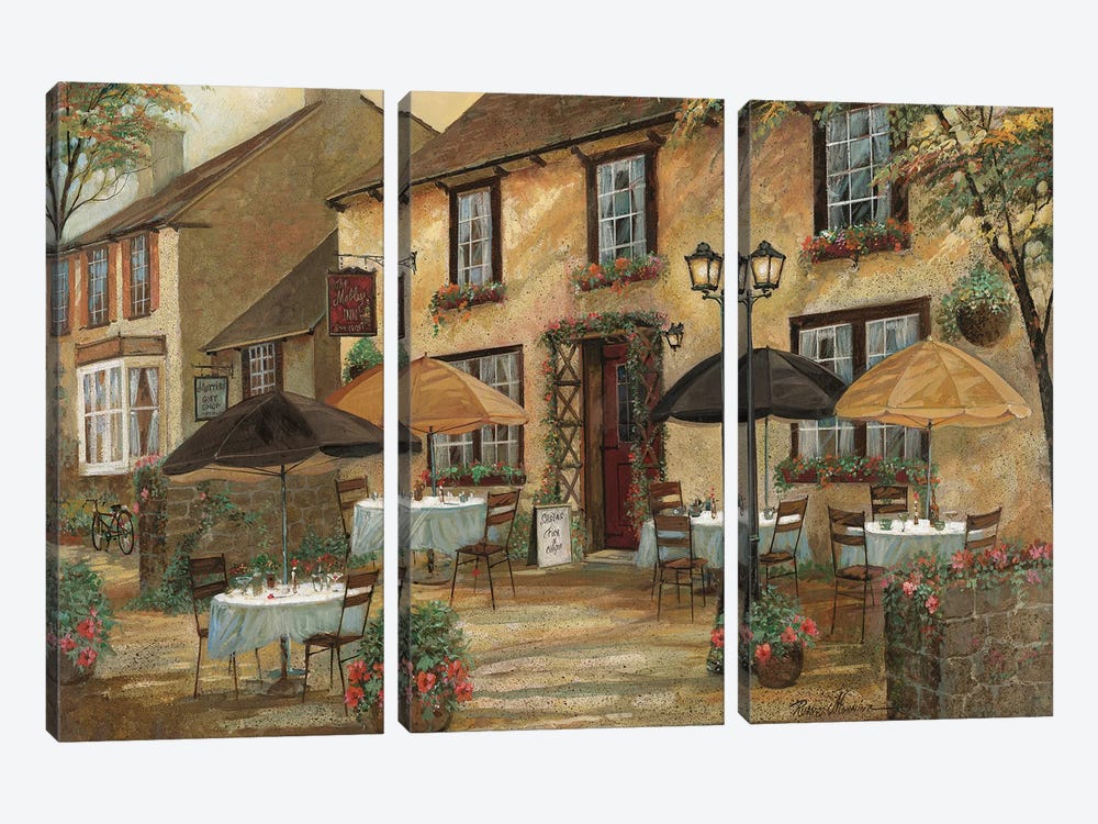 The Mobley Inn by Ruane Manning 3-piece Canvas Art