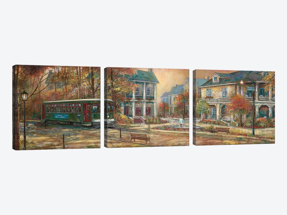 Timeless Elegance by Ruane Manning 3-piece Canvas Art