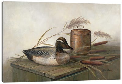 Touch of Brass Canvas Art Print - Duck Art
