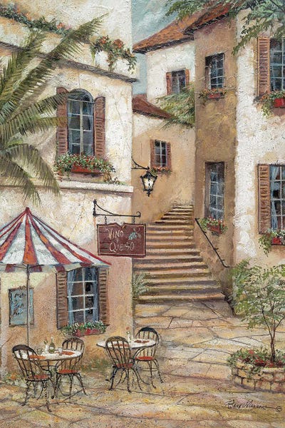 Umbrellas: Vino y Queso by Ruane Manning