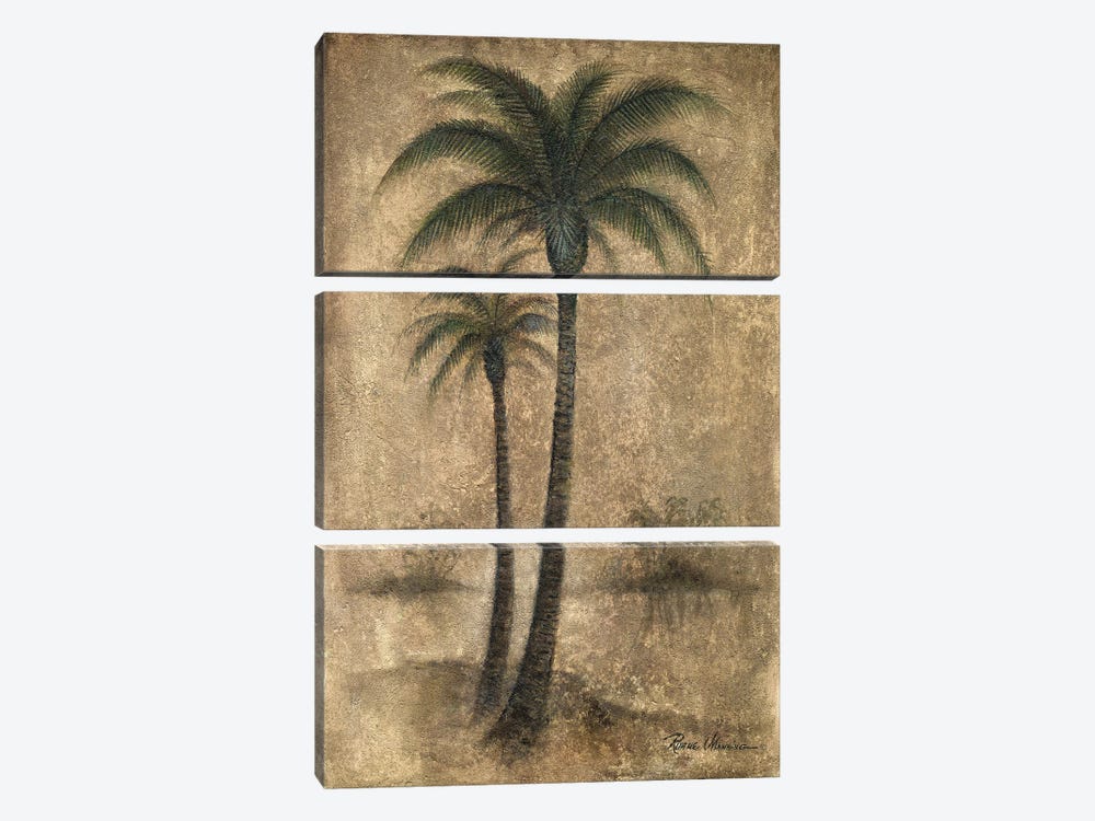 Whispering Palm I by Ruane Manning 3-piece Canvas Print