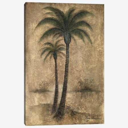 Whispering Palm I Canvas Print #RUA297} by Ruane Manning Canvas Artwork