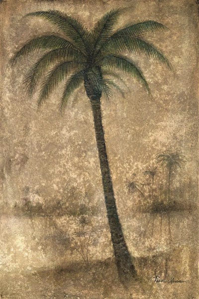 Detailed Oil Painters: Whispering Palm II by Ruane Manning