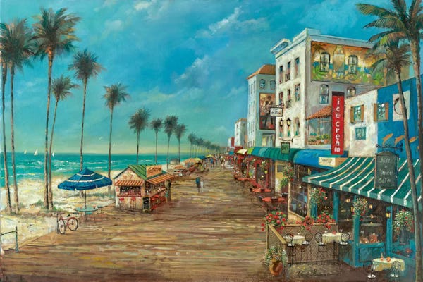 Coastal Villages & Towns: A Day On The Boardwalk by Ruane Manning
