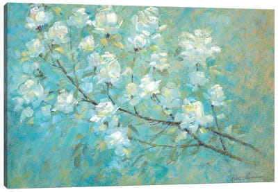 Wild Rose Blossom Canvas Art Print - Ruane Manning