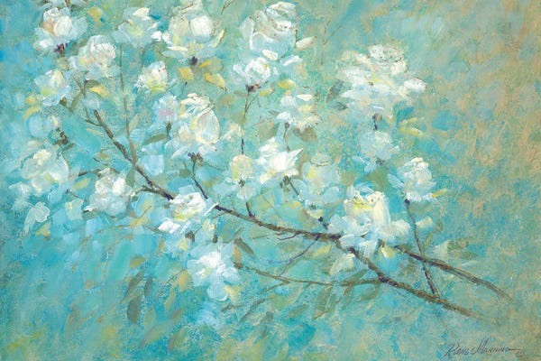 Detailed Oil Painters: Wild Rose Blossom by Ruane Manning