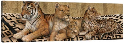 Wildlife Tapestry Canvas Art Print - Family & Parenting Art